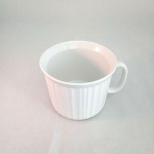 CorningWare Creations 20oz Soup Bowl Mug White Stoneware Microwave Safe